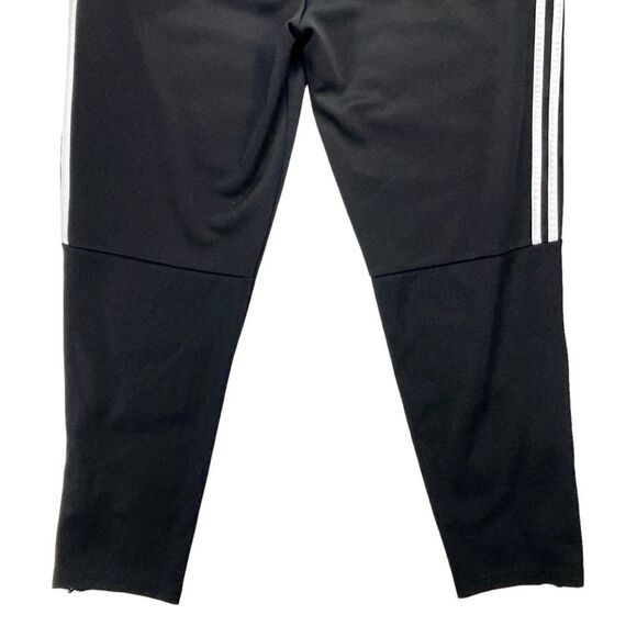 Adidas Track Pants XL Black Athletic Ankle Zip Pockets Performance Training Pant - Picture 8 of 11